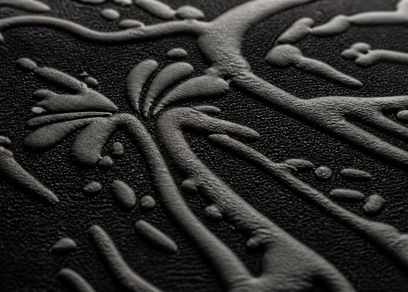 Close-up of the print surface
